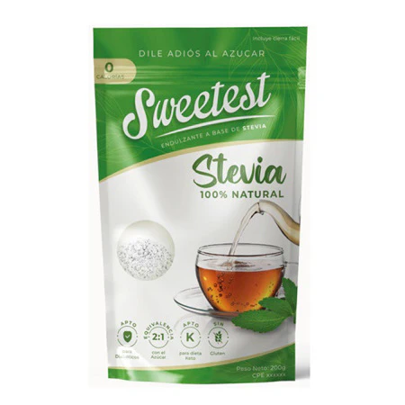 Sweetest Endulzante a base de Stevia 200g