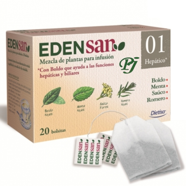 Edensan 01 Hepático 20 Filtros – Dietisa