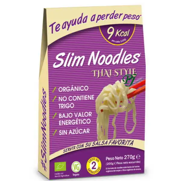 Slim Noodles Estilo Thai 270Gr – Slimpasta