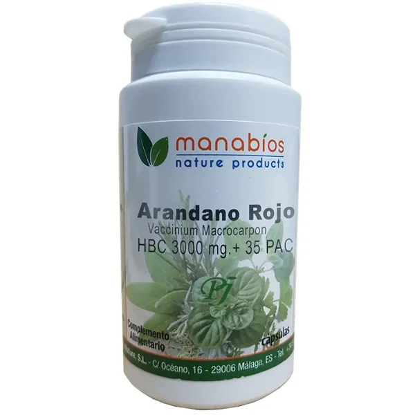 Arandano Rojo 90 Capsulas Hbc 3000Mg + 35 Pac – Manabios