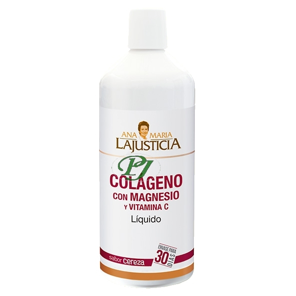 Colageno Con Magnesio Y Vitamina C Liquido 1L Cereza – Ana Maria Lajusticia