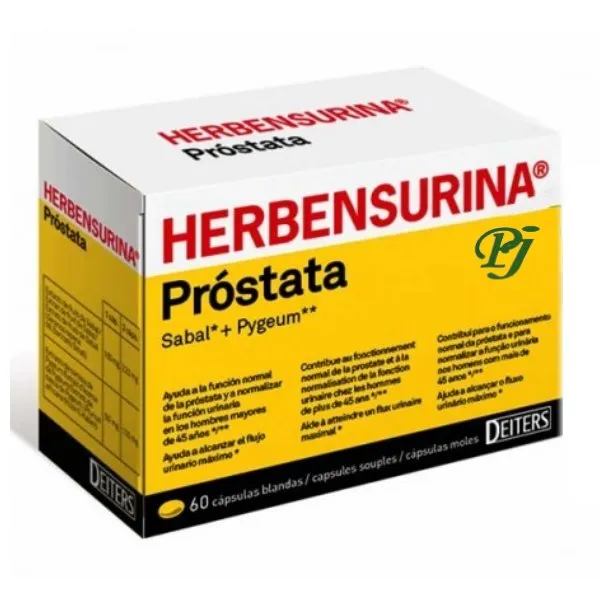 Herbensurina Prostata 60 Capsulas – Deiters