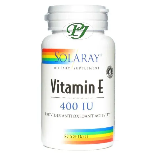 Vitamina E 400Iu 50 Capsulas – Solaray