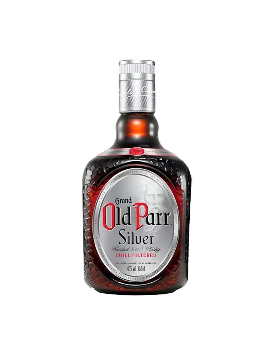 Old Parr Silver blended Scotch Whisky Chill Filtered 750ml.