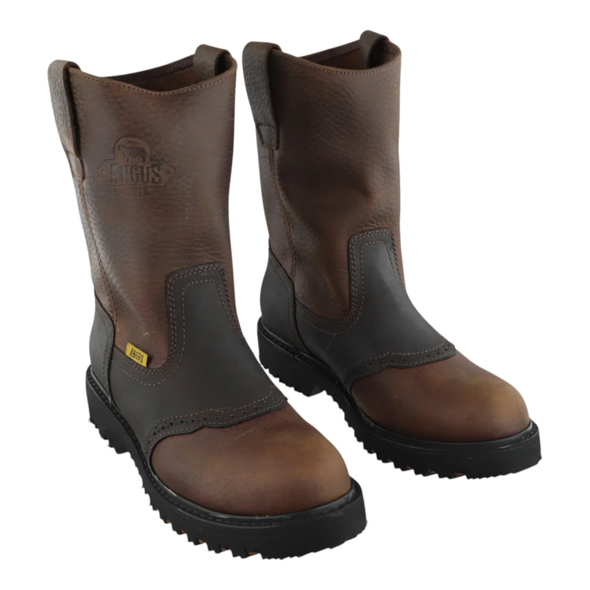 Botas de Trabajo Angus Boots Piel con Suela Tractor y Detalle en Chinela Sin Casquillo - Imagen 2