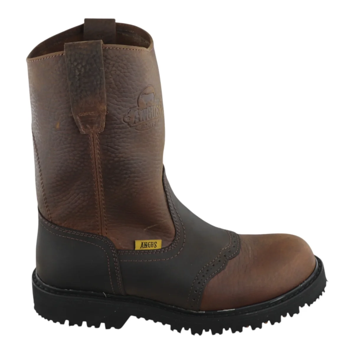Botas de Trabajo Angus Boots Piel con Suela Tractor y Detalle en Chinela Sin Casquillo - Imagen 6