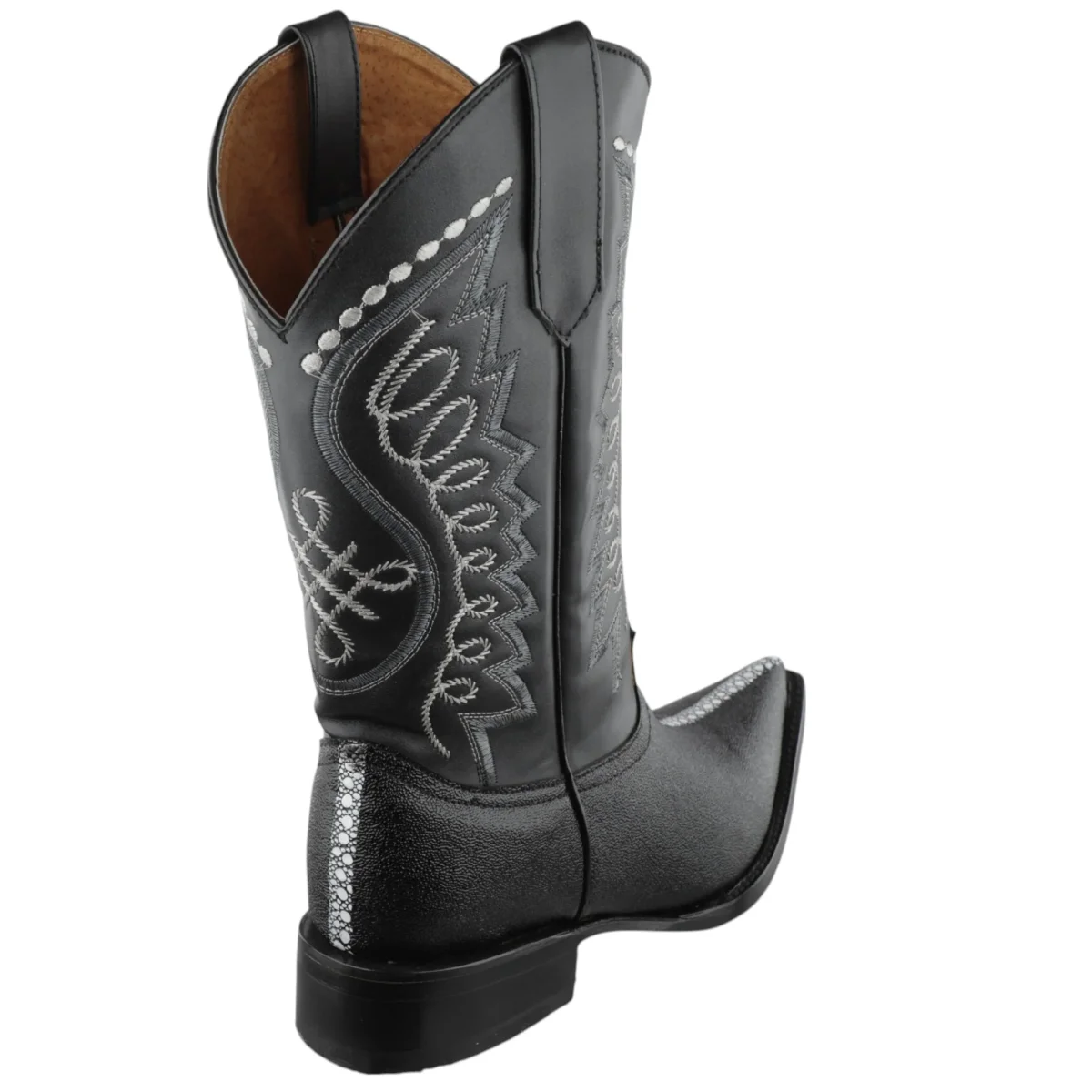 Botas Vaqueras Hombre Imitación Mantarraya Reina Puntal - Imagen 7
