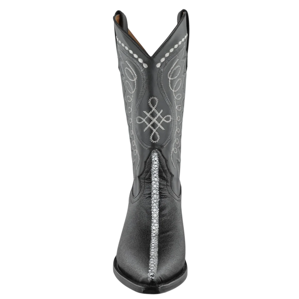 Botas Vaqueras Hombre Imitación Mantarraya Reina Puntal - Imagen 9